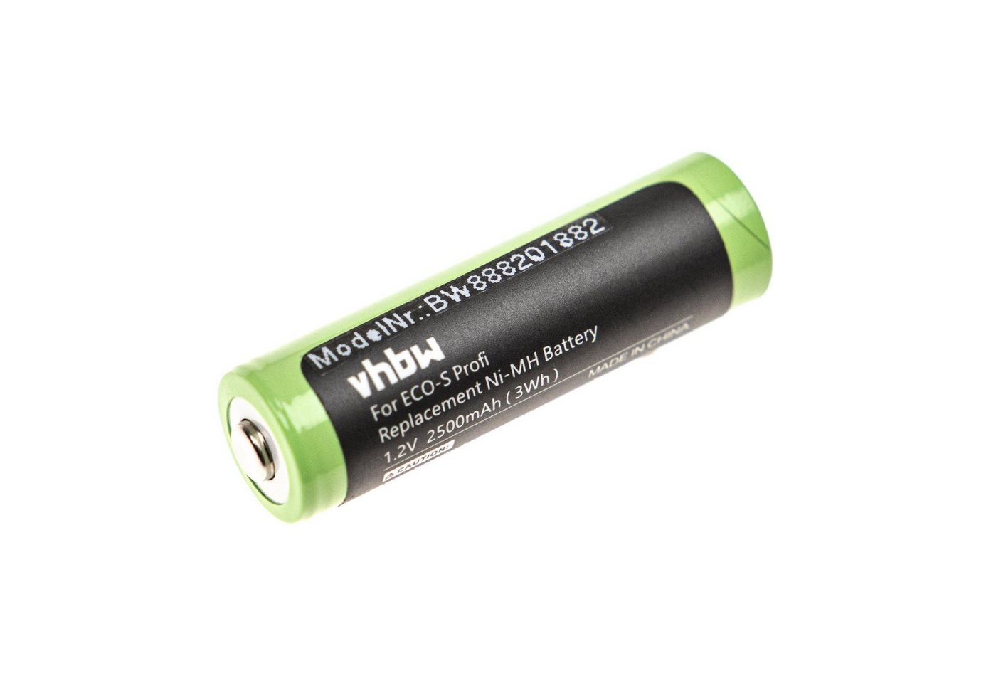vhbw passend für Tondeo ECO-S Haarschneidemaschine (2500 mAh, 1,2 V, NiMH) Akku NiMH 2500 mAh von vhbw