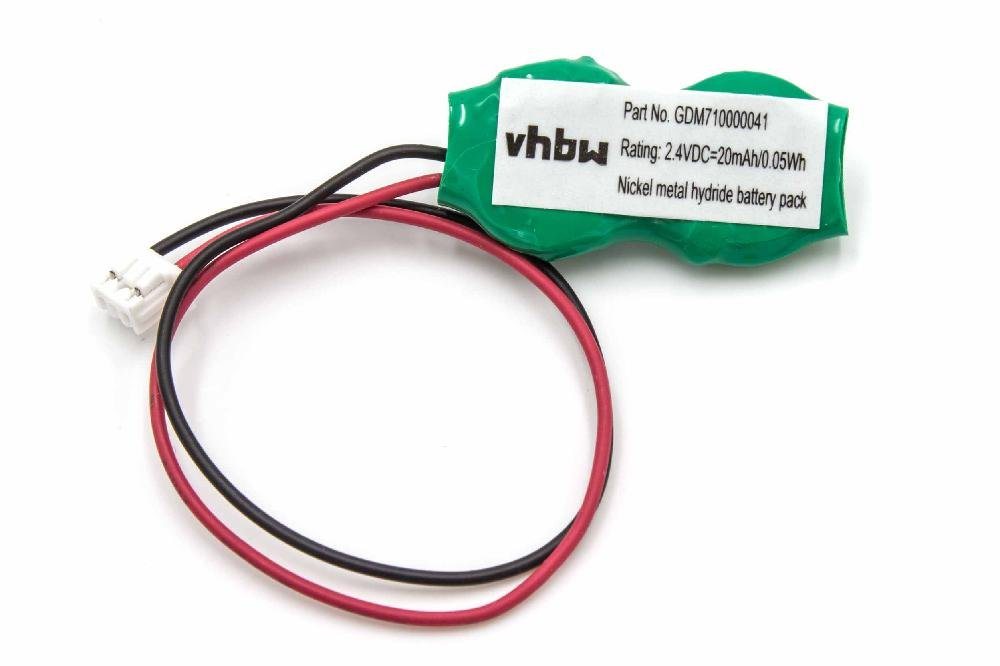 vhbw passend für Toshiba Portégé S100 PPS10L-00H007, S100 series Notebook, Akku NiMH 20 mAh von vhbw