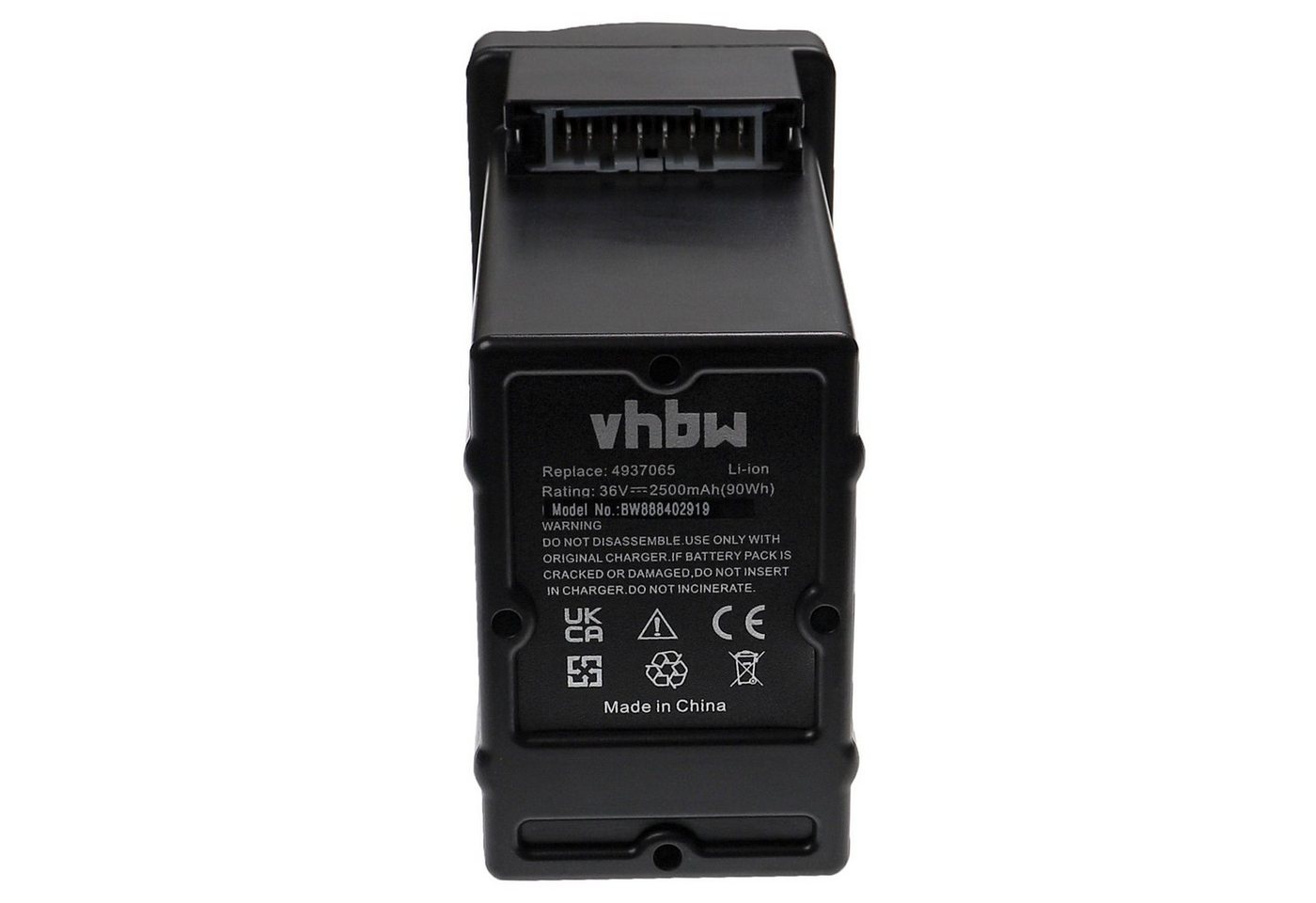 vhbw kompatibel mit Wolf Garten Li-Ion Power 40 Akku Li-Ion 2500 mAh (36 V) von vhbw