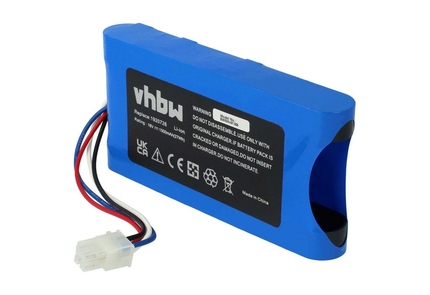 vhbw kompatibel mit Yard Force Compact 400Ri, 280R Akku Li-Ion 1500 mAh (18 V) von vhbw