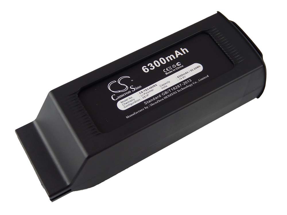 vhbw passend für Yuneec H480, Typhoon H Modellbau Drohne (6300 mAh, 14,8 V, Drohnen-Akku Li-Polymer 6300 mAh von vhbw
