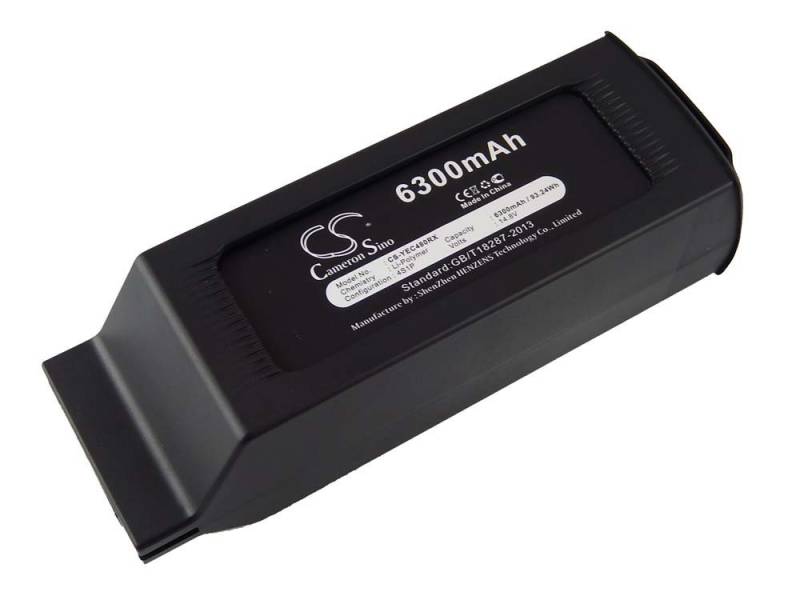 vhbw passend für Yuneec H480, Typhoon H Modellbau Drohne (6300 mAh, 14,8 V, Drohnen-Akku Li-Polymer 6300 mAh von vhbw