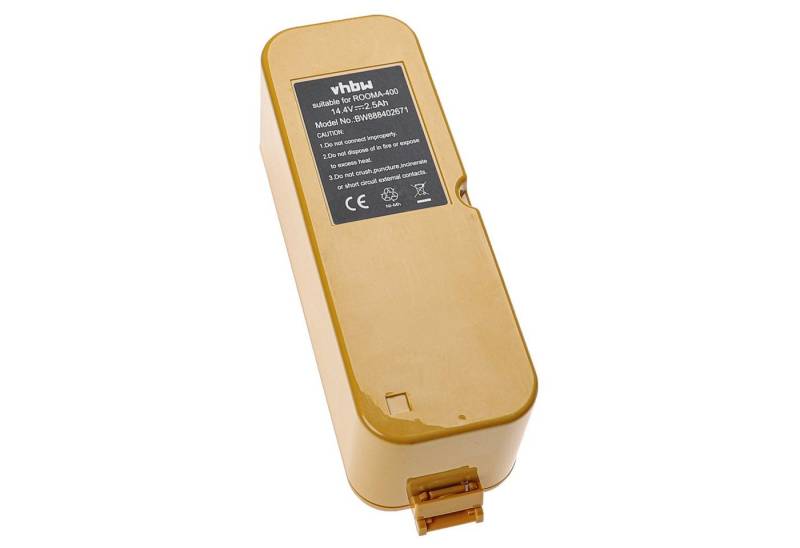 vhbw passend für iRobot Create, Dirt Dog Saugroboter (2500 mAh, 14,4 V, Staubsauger-Akku NiMH 2500 mAh von vhbw