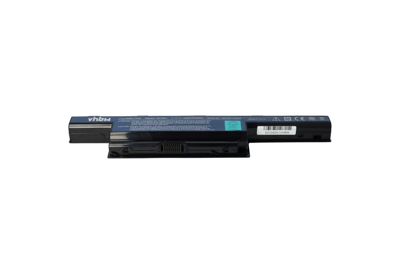 vhbw passend für Acer Aspire AS5741-332G25Mn, V3-551G, V3-771G, E1-531G, Laptop-Akku 4400 mAh von vhbw