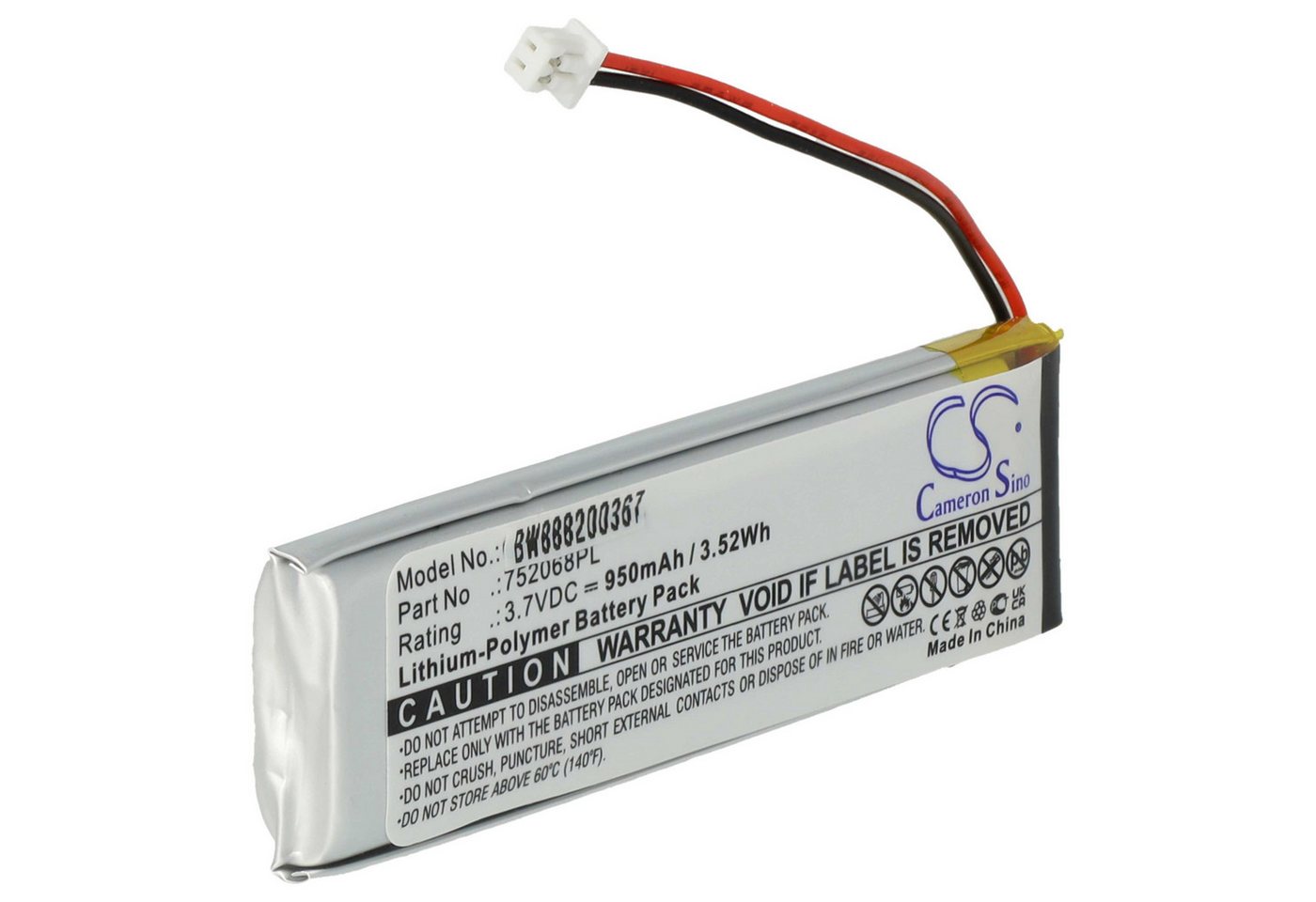 vhbw passend für Albrecht BTX1 Pro, BTX1 FM, BT Next Pro, BTX2 FM, BTX 2 Akku Li-Polymer 950 mAh vhbw passend für Albrecht BTX1 Pro, BTX1 FM, BT Next Pro, BTX2 FM, BTX 2 Akku Li-Polymer 950 mAh von vhbw