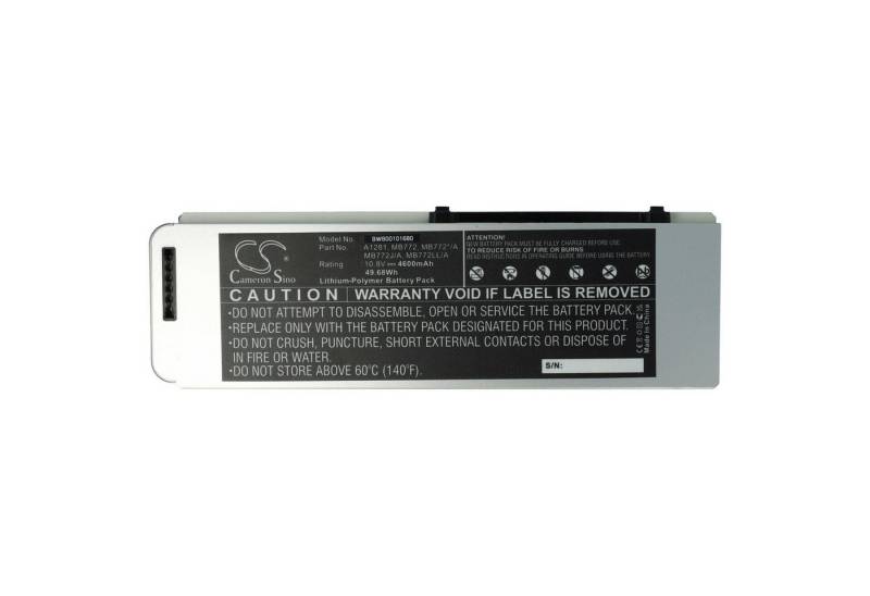 vhbw passend für Apple Macbook Pro 15" MB470*/A, 15" Aluminum Unibody Laptop-Akku Li-Ion 4400 mAh von vhbw