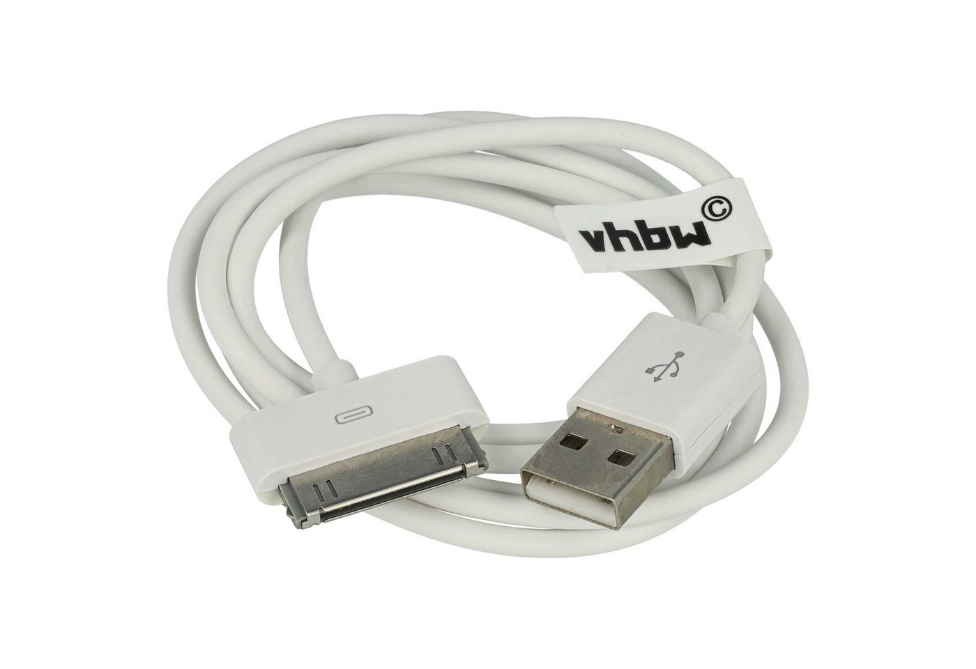 vhbw passend für Apple iPod 4 Gen. (Photo) - A1099, 4 Gen. - A1059 USB-Kabel von vhbw