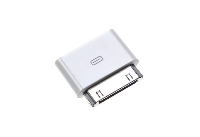 vhbw passend für Apple iPod Mini (4. Generation) Smartphone USB-Kabel, Micro-USB, 1x 30-Pin Konnektor, 1x Micro-USB Buchse von vhbw