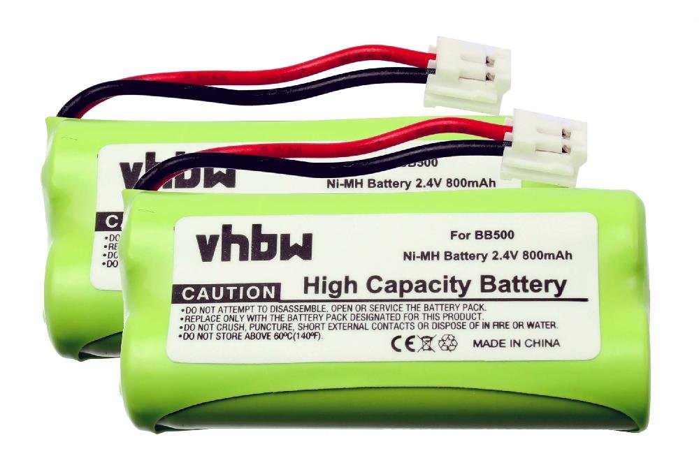vhbw passend für Binatone MD1600, Elite Range, MD2550, E3800, E800, BB600, Akku NiMH 800 mAh vhbw passend für Binatone MD1600, Elite Range, MD2550, E3800, E800, BB600, Akku NiMH 800 mAh von vhbw