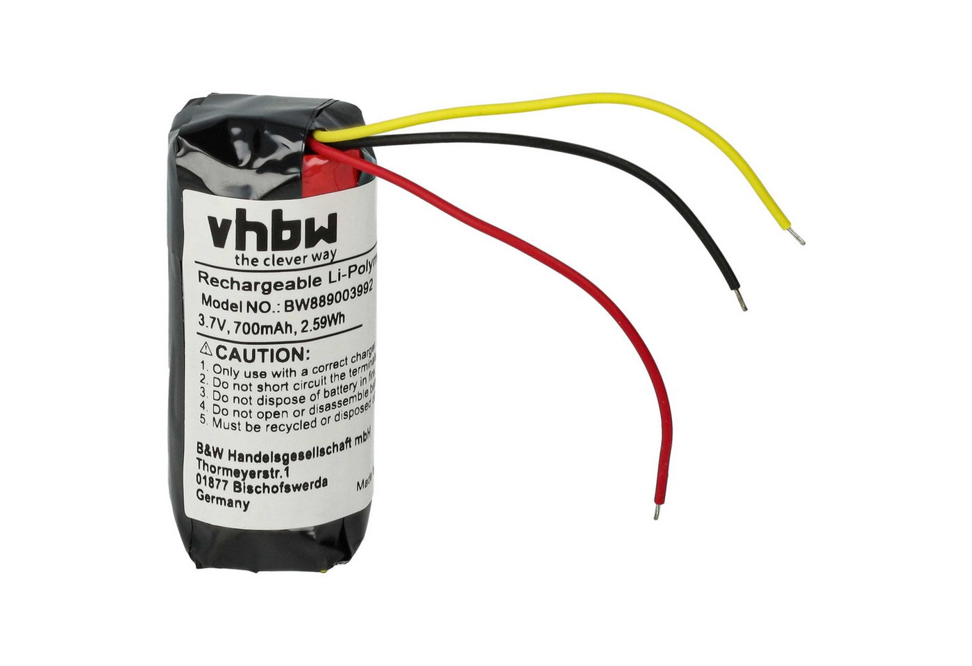 vhbw passend für Bose 423729, SoundSport Free Kopfhörer (700 mAh, 3,7 V, Akku Li-Polymer 700 mAh vhbw passend für Bose 423729, SoundSport Free Kopfhörer (700 mAh, 3,7 V, Akku Li-Polymer 700 mAh von vhbw