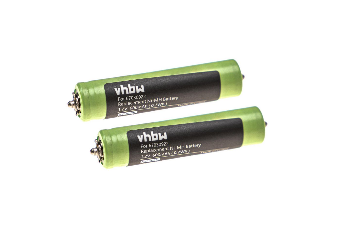 vhbw passend für Braun 170, 180, 1715, 1735, 1775, 190s-1, 195s, 195s-1, Akku 600 mAh von vhbw