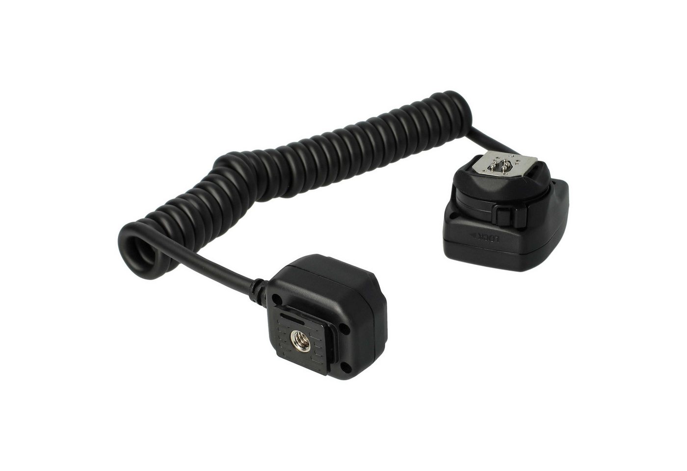 vhbw passend für Canon EOS 1D X, 1D Mark III, 20D, 30D, 350D, 400D Blitz-Kabel von vhbw