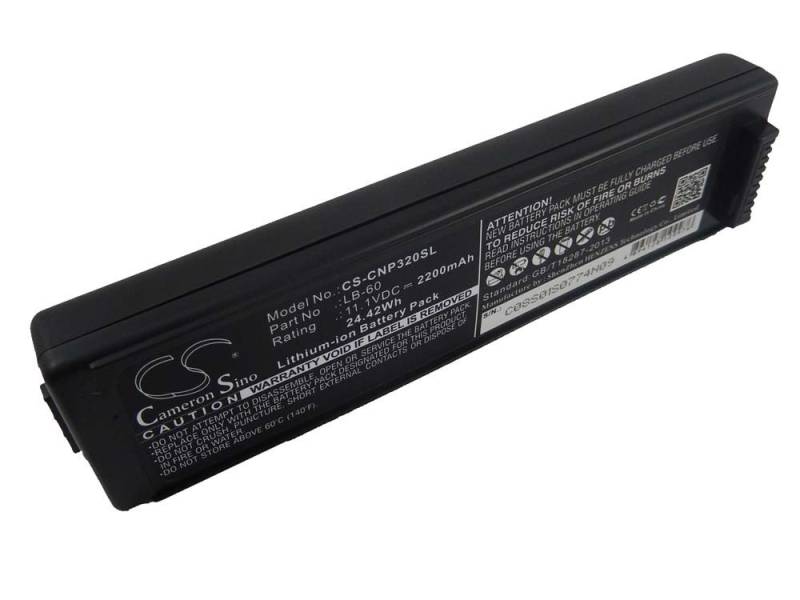 vhbw passend für Canon Pixma i320, i260, ip100 mini, ip100 Drucker & Akku Li-Ion 2200 mAh von vhbw