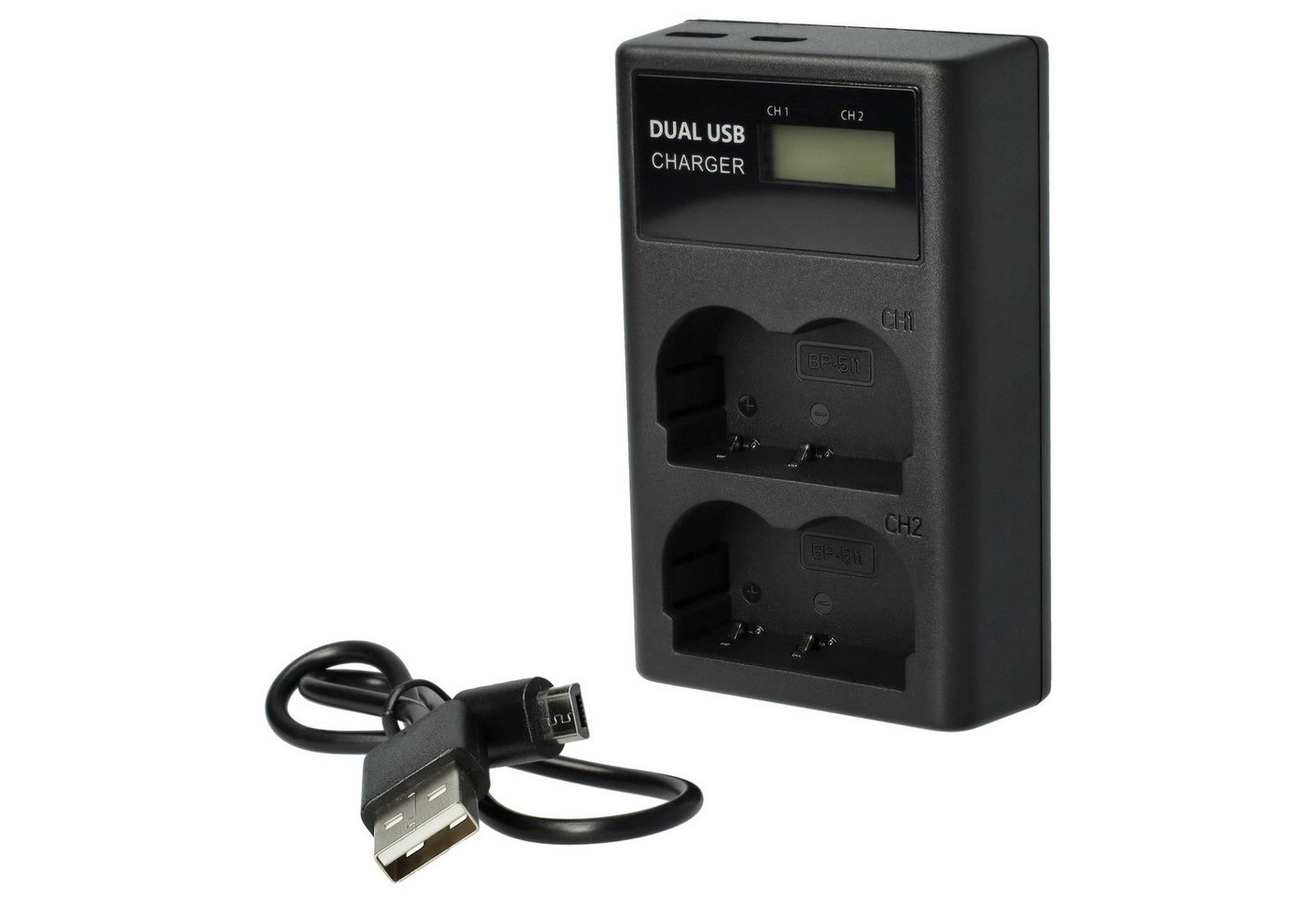 vhbw passend für Canon PowerShot G3, G5, Pro 90, G1, G2, Pro 1, G6 Kamera Kamera-Ladegerät von vhbw