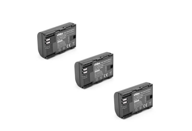 vhbw Ersatz für Canon LP-E6N für Digitalkamera / Kamera (1300 mAh, 7,2 V, Kamera-Akku Li-Ion 1300 mAh von vhbw