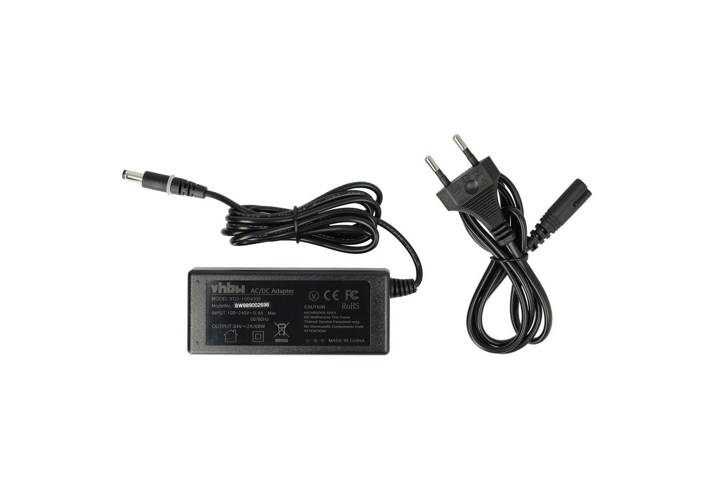 vhbw passend für Robomow MC800, MC300, MC150, MC500, MC400, MC1200, MC1000 Netzteil von vhbw