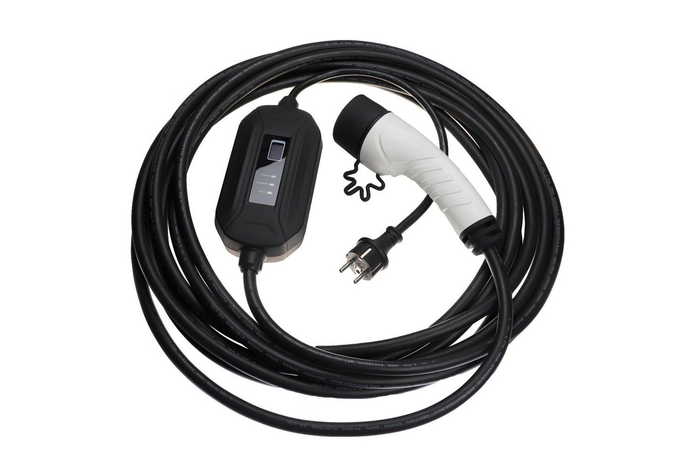 vhbw passend für DS 9 E-Tense 250, 9 E-Tense 4x4 (360 PS) Elektroauto / Elektro-Kabel von vhbw