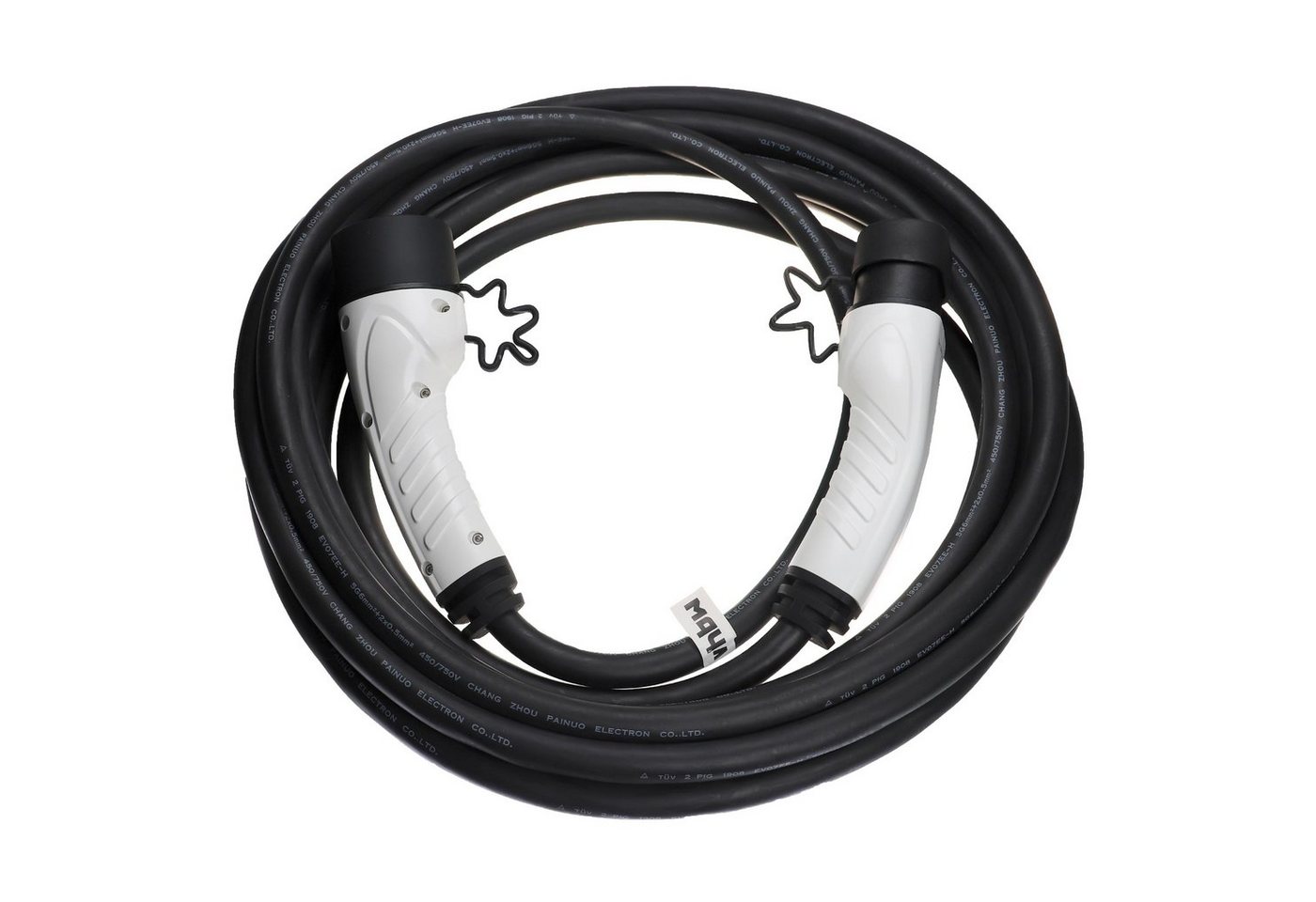 vhbw passend für Dacia Spring Elektroauto / Plug-in-Hybrid Elektro-Kabel von vhbw