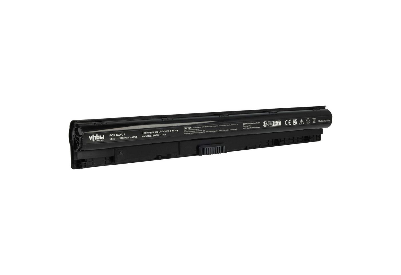 vhbw passend für Dell Vostro 3559, 15-3578-D1725B, 15-3578-D2625A, 3459, Laptop-Akku 2600 mAh von vhbw