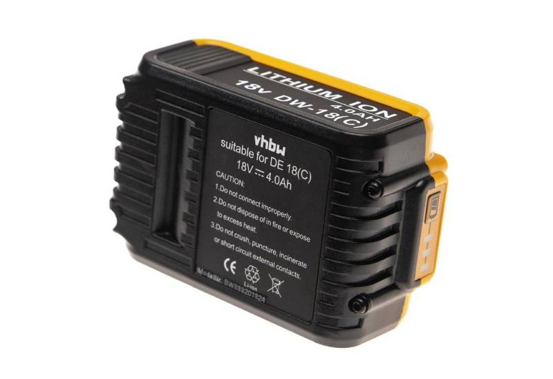 vhbw passend für Dewalt DCD790P2, DCD785L2, DCD785M2, DCD790D2, DCD790M2, Akku Li-Ion 4000 mAh von vhbw