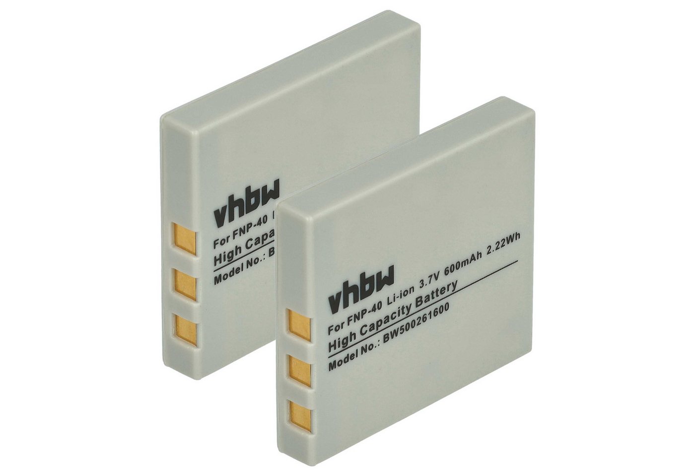 vhbw passend für Easypix VX1400HD, VX1400, VX6330, SDV1200, S530, Kamera-Akku Li-Ion 500 mAh von vhbw