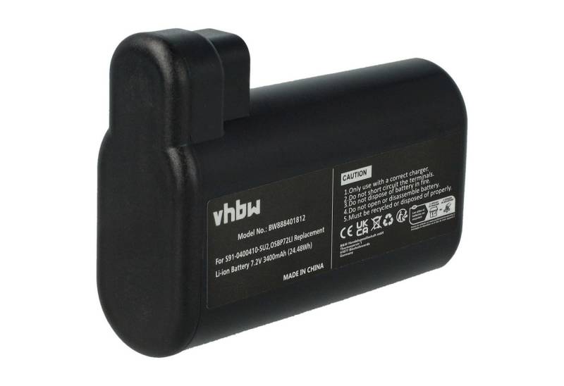 vhbw passend für Electrolux PI91-5BSM, PI92-4STN, PI91-5SGM, PI91-5MBM, Staubsauger-Akku Li-Ion 3400 mAh von vhbw