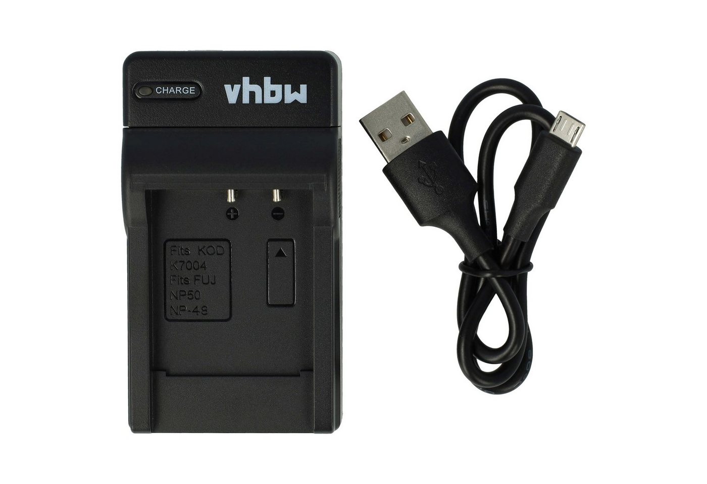 vhbw passend für Fujifilm FinePix F60fd, F70, F660EXR, F70EXR, F72, F72EXR Kamera-Ladegerät von vhbw