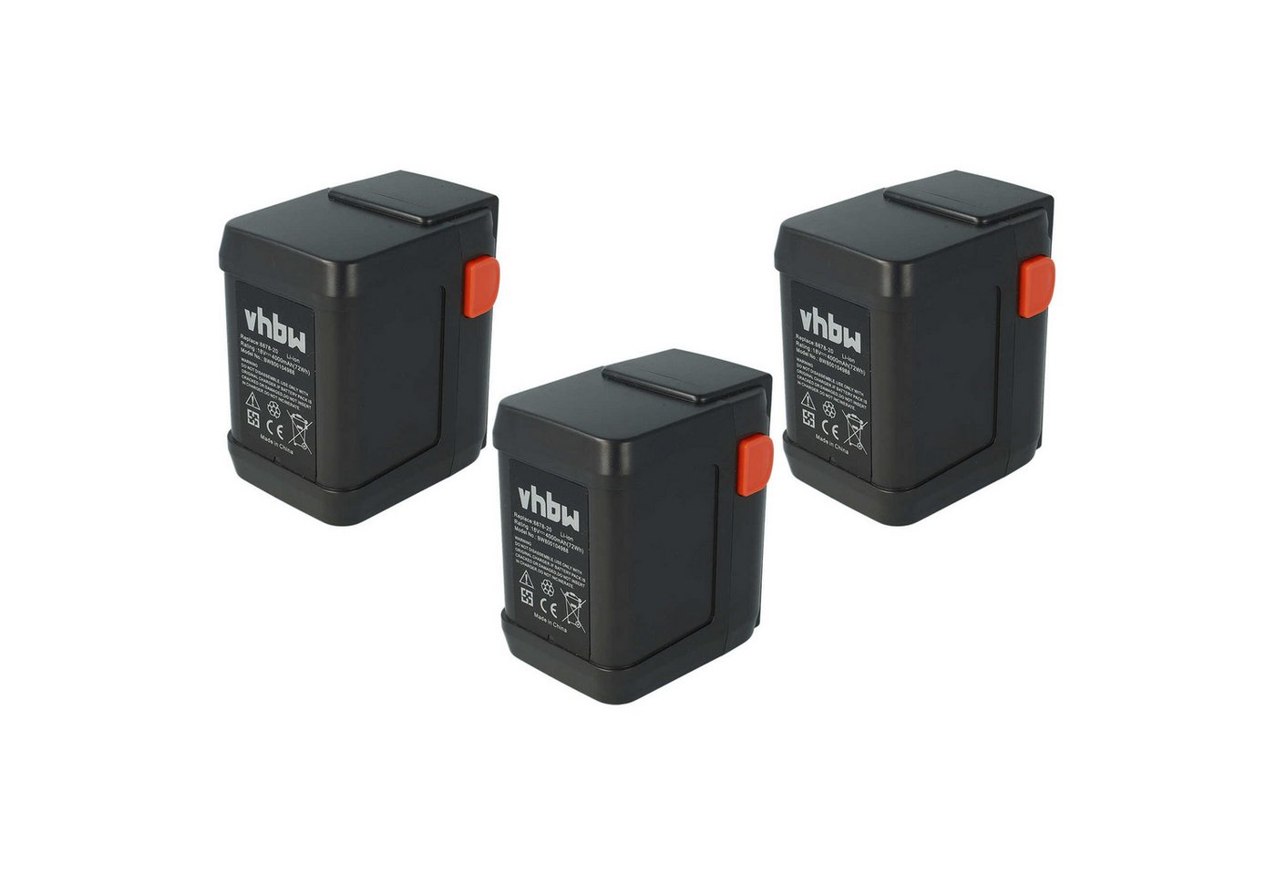 vhbw passend für Gardena Heckenschere EasyCut 50-Li (8873-20), EasyCut 48 Akku Li-Ion 4000 mAh von vhbw
