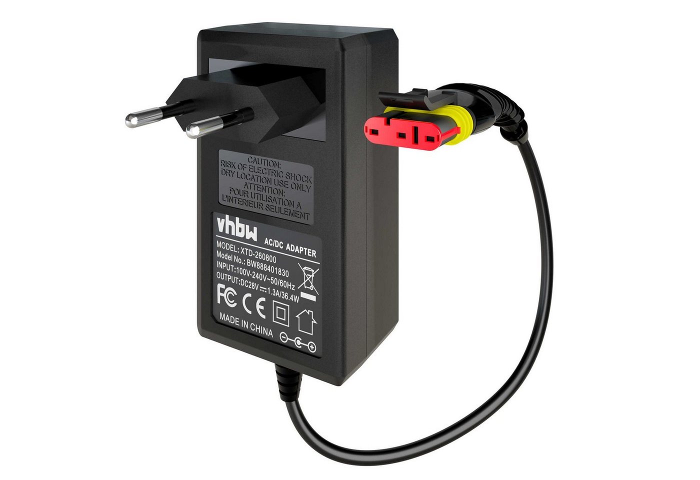 vhbw passend für Gardena SILENO+ R130Li, R160Li, R130LiC, R160LiC Netzteil von vhbw