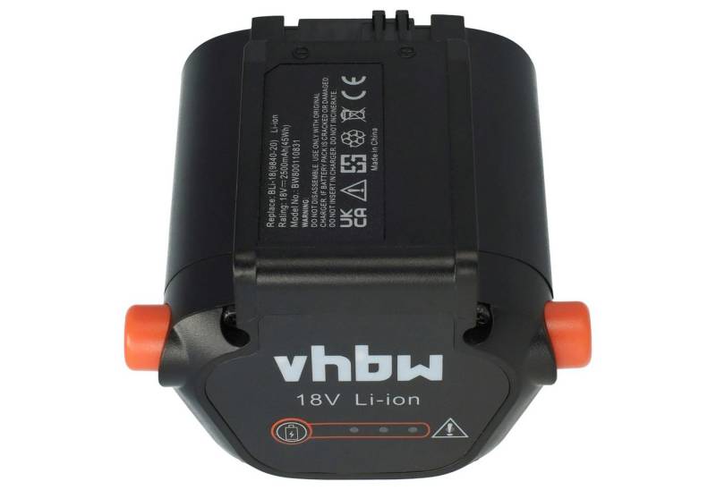 vhbw passend für Gardena TCS Li-18/20 (8866-20) Rasenmäher / Heckenschere / Akku Li-Ion 2500 mAh von vhbw