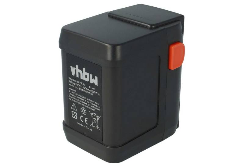 vhbw passend für Gardena Turbotrimmer AccuCut 400 Li (8840-20) Heckenschere Akku Li-Ion 4000 mAh von vhbw