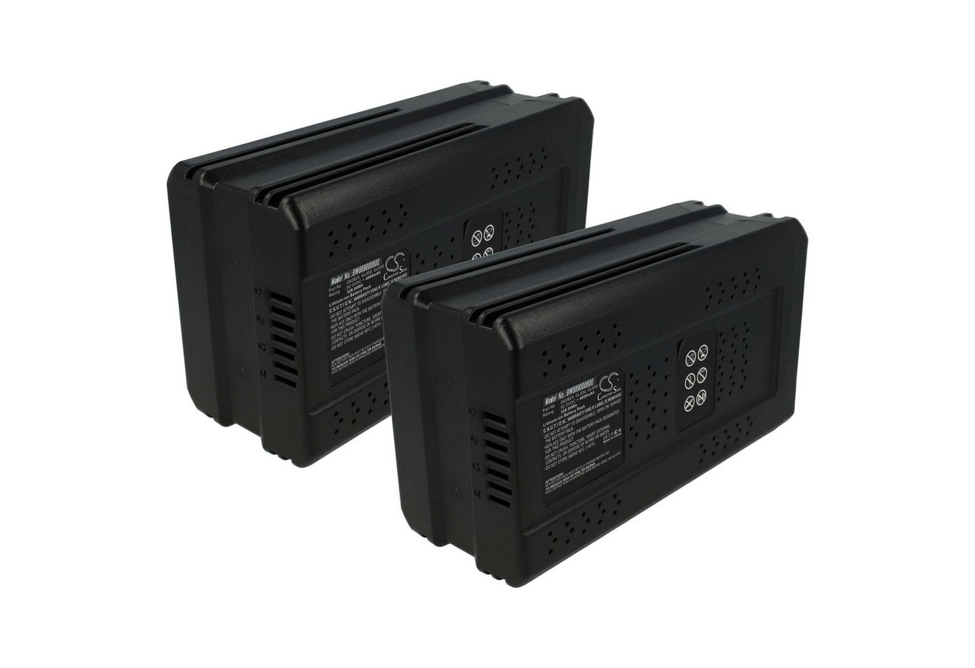 vhbw passend für Greenworks 82T16, 82V GB500, G82LM51SP, GC82BC, GC82CS, Akku Li-Ion 4000 mAh von vhbw
