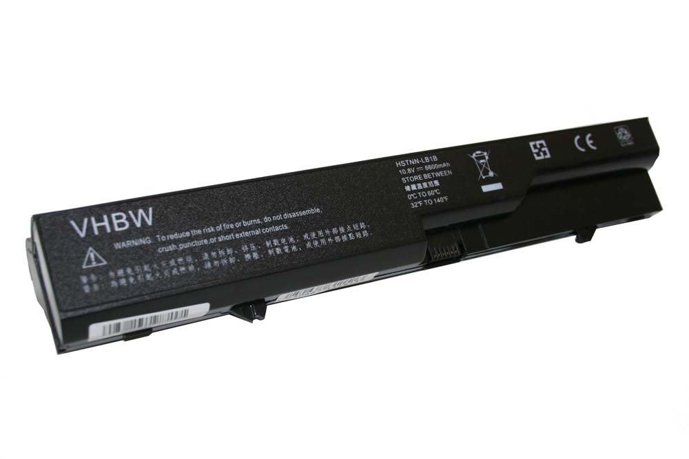 vhbw passend für HP Compaq 320, 321, 325, 326, 420, 421, 425, 620, 621, Laptop-Akku 6600 mAh von vhbw