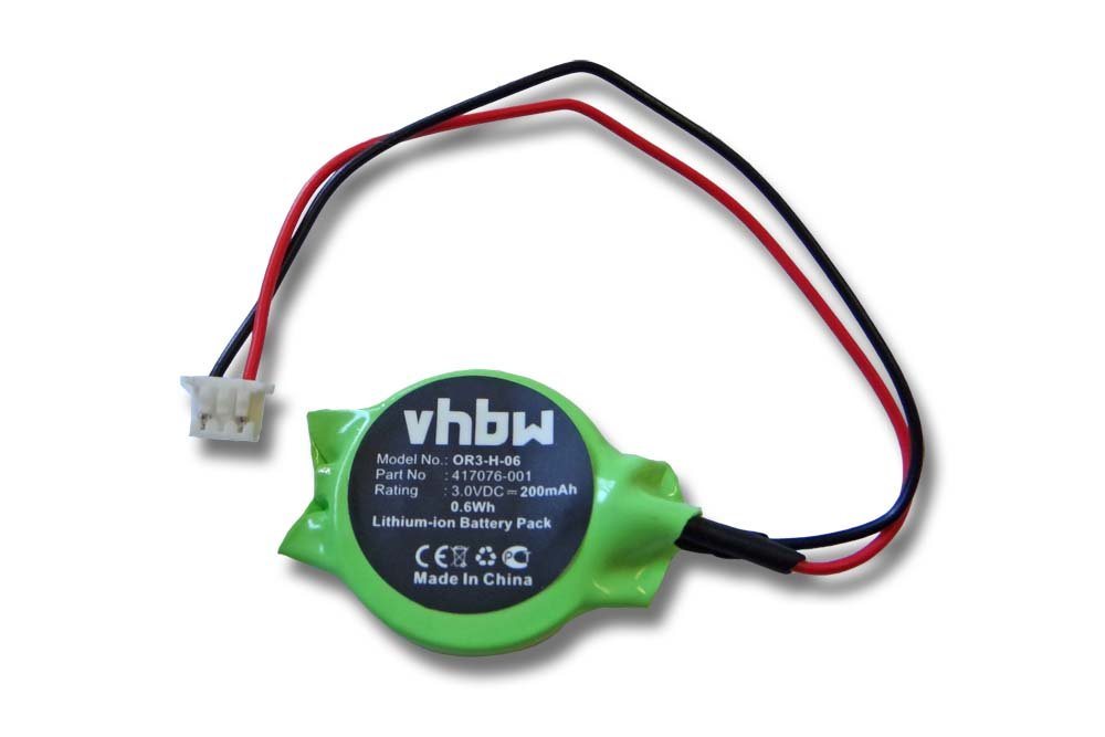 vhbw passend für HP Pavilion Dv4134ea, Dv4131ea, Dv4136ea, Dv4137ea, Akku Li-Ion 200 mAh von vhbw