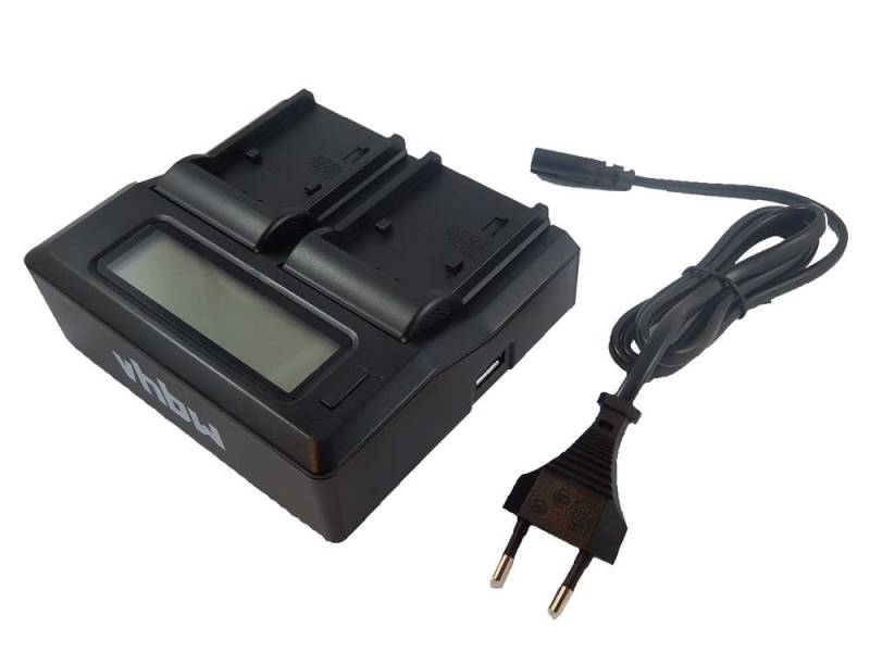 vhbw passend für Hitachi DZ-MV200A, DZ-MV200E, AG-DVC15 Kamera / Foto DSLR Kamera-Ladegerät von vhbw
