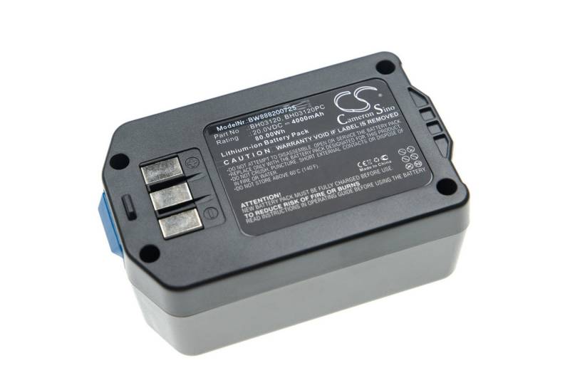 vhbw passend für Hoover BH52120, BH51120, BH51110, BH52100PC, BH52100, Staubsauger-Akku Li-Ion 4000 mAh von vhbw