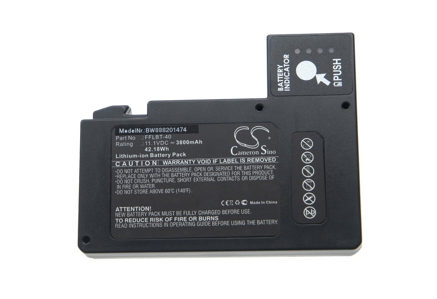 vhbw passend für INNO IFS-15H, IFS-15M, IFS-15M+, IFS-55, V12M, V4M, View Akku 3800 mAh von vhbw