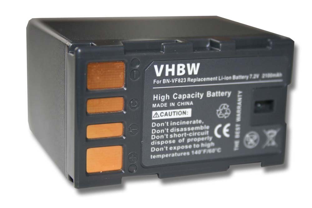 vhbw passend für JVC GZ-HM200NEU, GZ-HM200BEU, GZ-HM200, GZ-HM400, Kamera-Akku Li-Ion 2100 mAh von vhbw