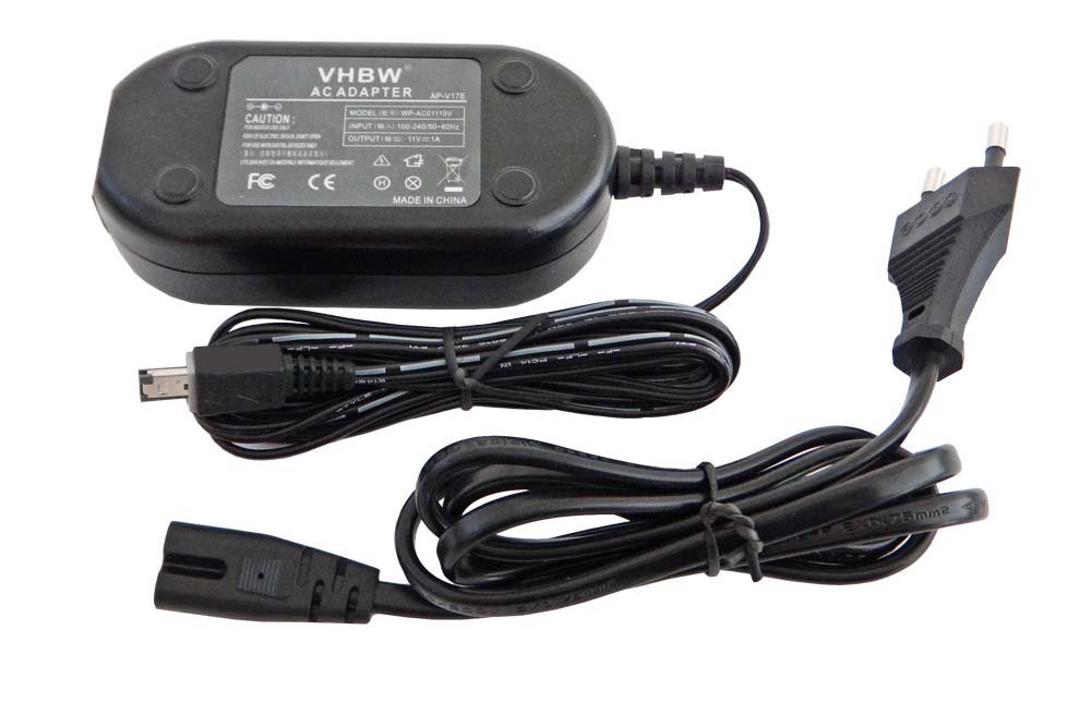 vhbw passend für JVC GZ-MG30, GZ-MG27U, GZ-MG27US, GZ-MG30U, GZ-MG30US, Netzteil von vhbw