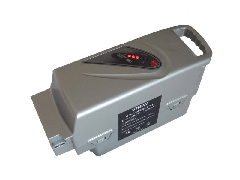 vhbw passend für Kalkhoff Fahrrad (15,6Ah, 25,2V, Li-Ion) E-Bike Akku 15600 mAh von vhbw