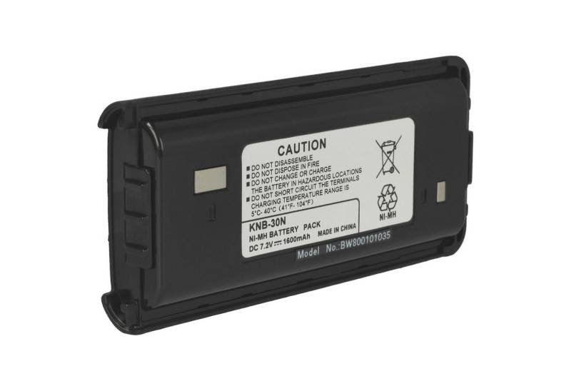 vhbw passend für Kenwood TK3406, TK-3307, TK3402, TK3400, TK3313, TK3312, Akku NiMH 1600 mAh von vhbw