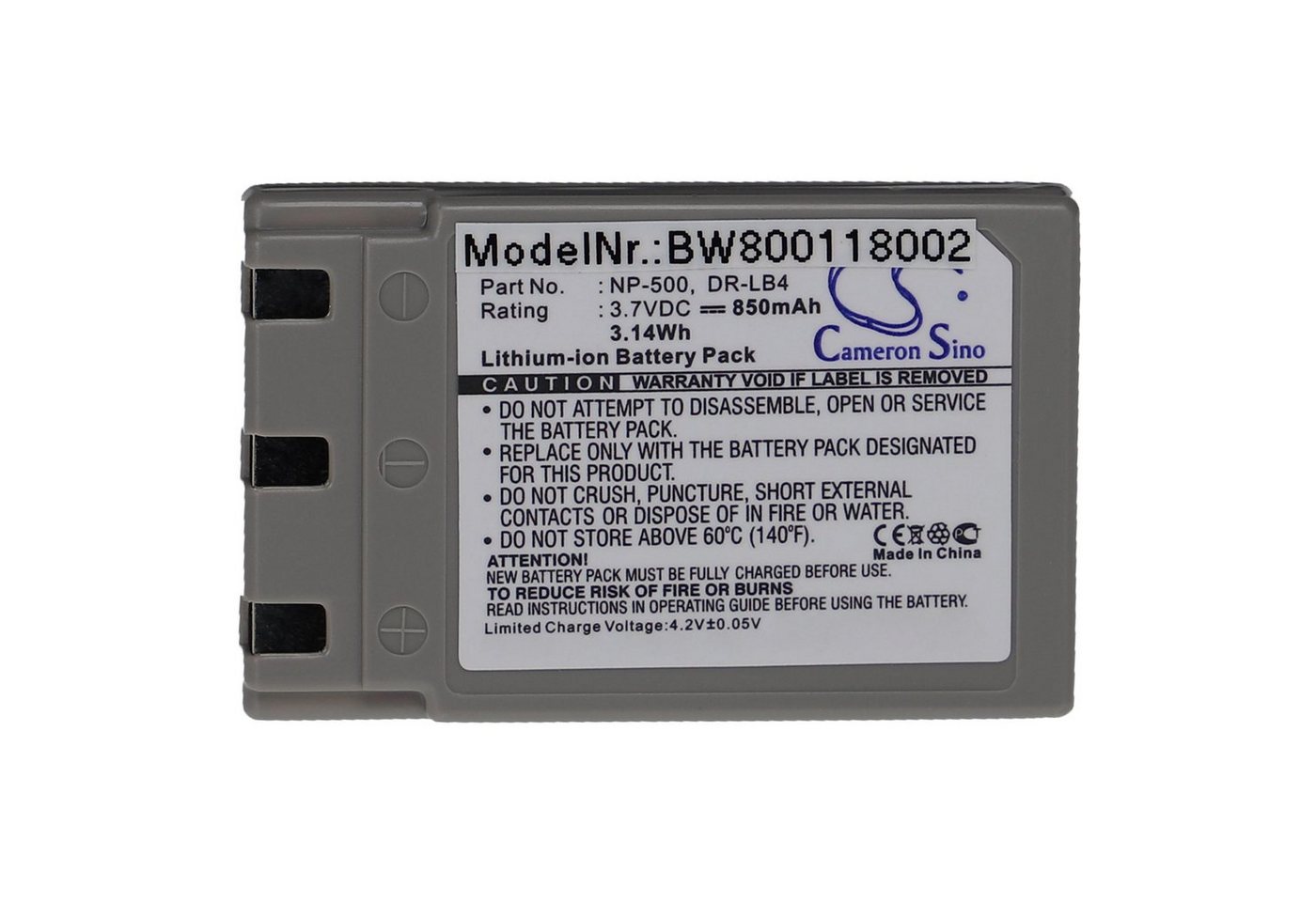 vhbw passend für Konica Minolta Revio KD-310, KD-420Z, KD-410Z, KD-510Z, Kamera-Akku Li-Ion 850 mAh vhbw passend für Konica Minolta Revio KD-310, KD-420Z, KD-410Z, KD-510Z, Kamera-Akku Li-Ion 850 mAh von vhbw