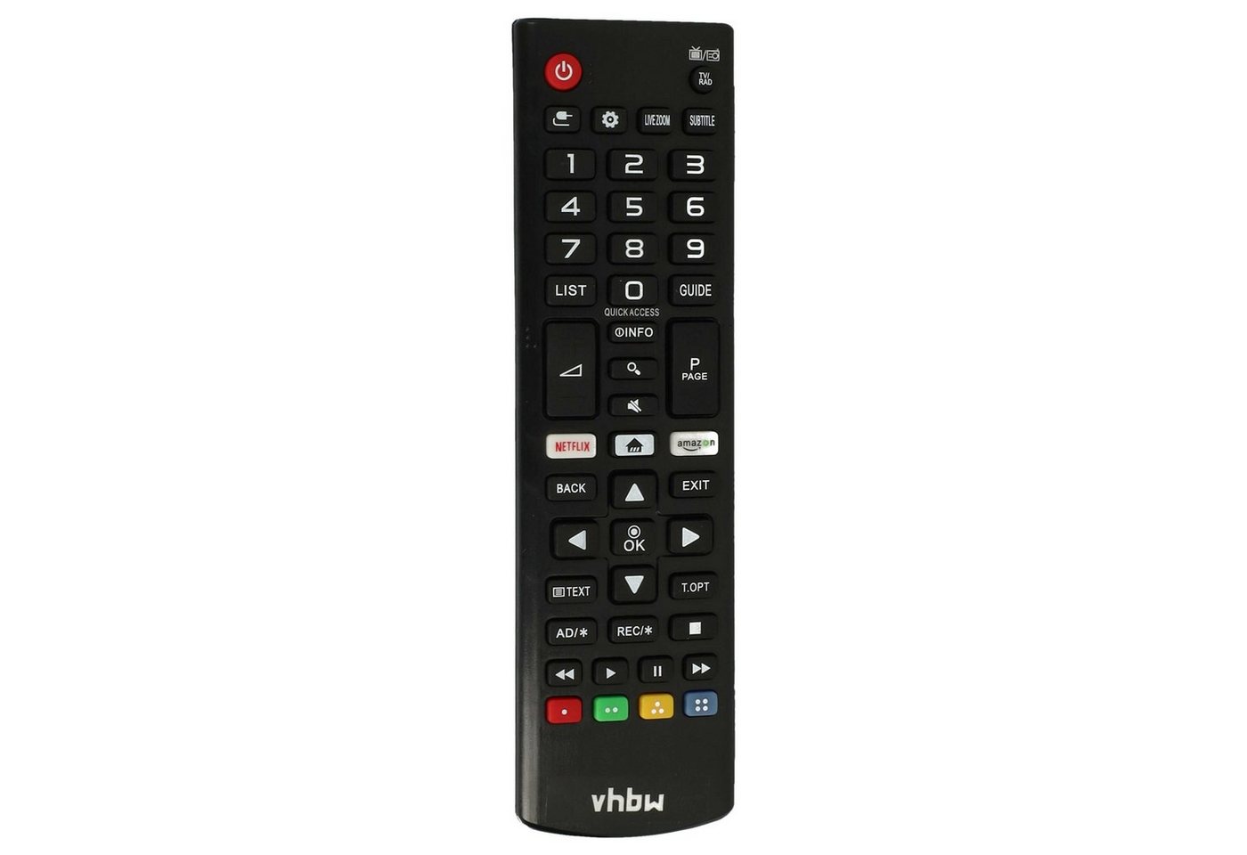 vhbw passend für LG 43UK6300MLB, 43UK6300PLB, 43UK6300, 43UK6300LLB, Fernbedienung von vhbw