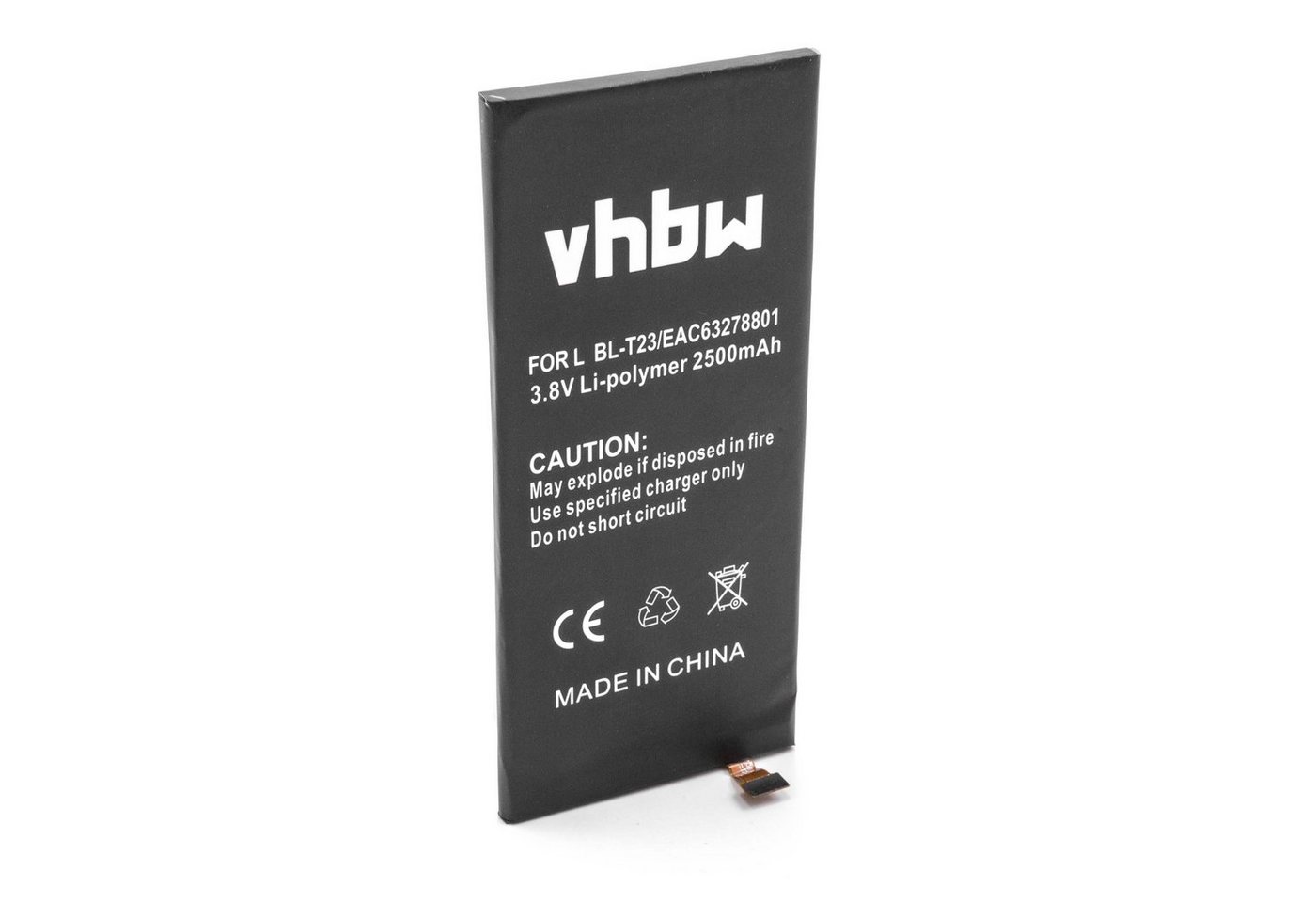 vhbw passend für LG F690L, F690S, K500, K500H, K580, K580AR, K580F, K580H, Smartphone-Akku 2500 mAh von vhbw