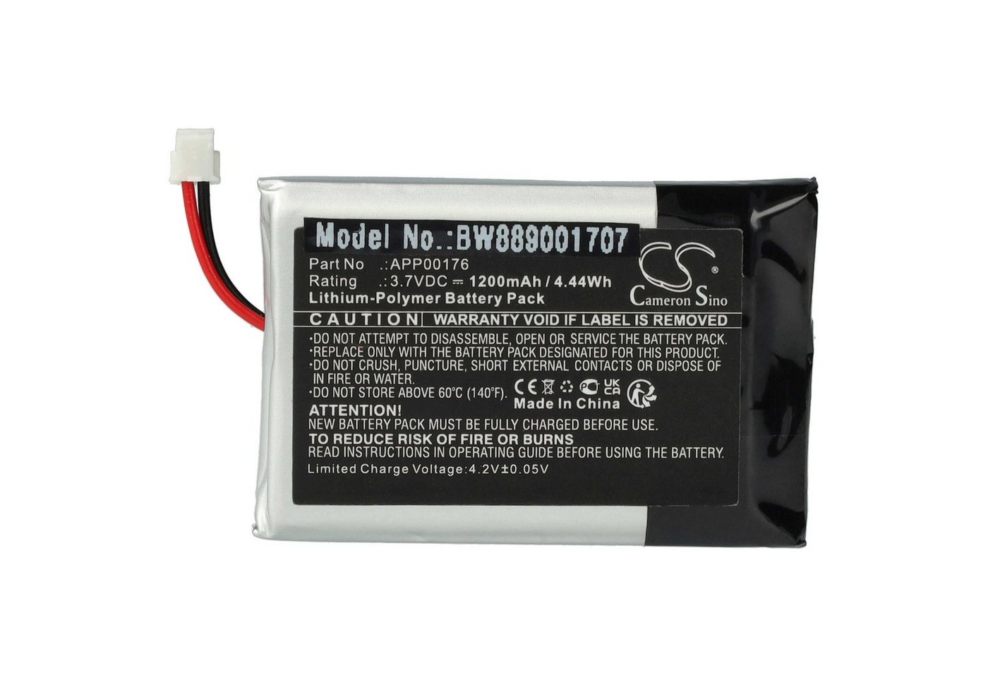 vhbw passend für Minn Kota i-Pilot Link BT Drohne-Controller (1200 mAh, 3,7 Drohnen-Akku Li-Polymer 1200 mAh vhbw passend für Minn Kota i-Pilot Link BT Drohne-Controller (1200 mAh, 3,7 Drohnen-Akku Li-Polymer 1200 mAh von vhbw