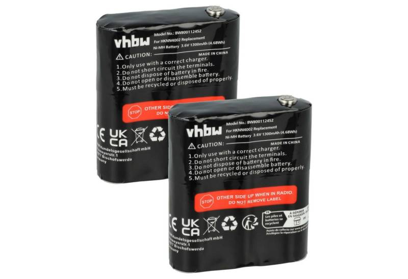 vhbw passend für Motorola Talkabout T9500 Akkuschrauber / Bohrmaschine Akku NiMH 1300 mAh von vhbw