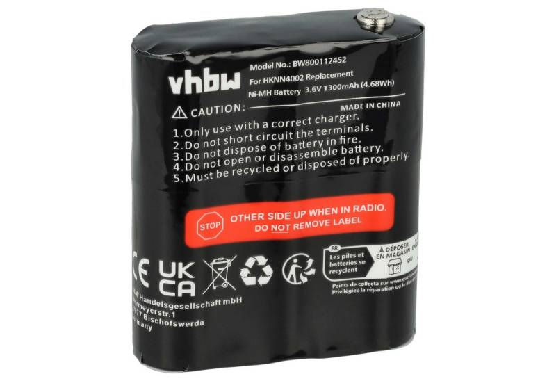 vhbw passend für Motorola Talkabout T9500 Akkuschrauber / Bohrmaschine Akku NiMH 1300 mAh von vhbw