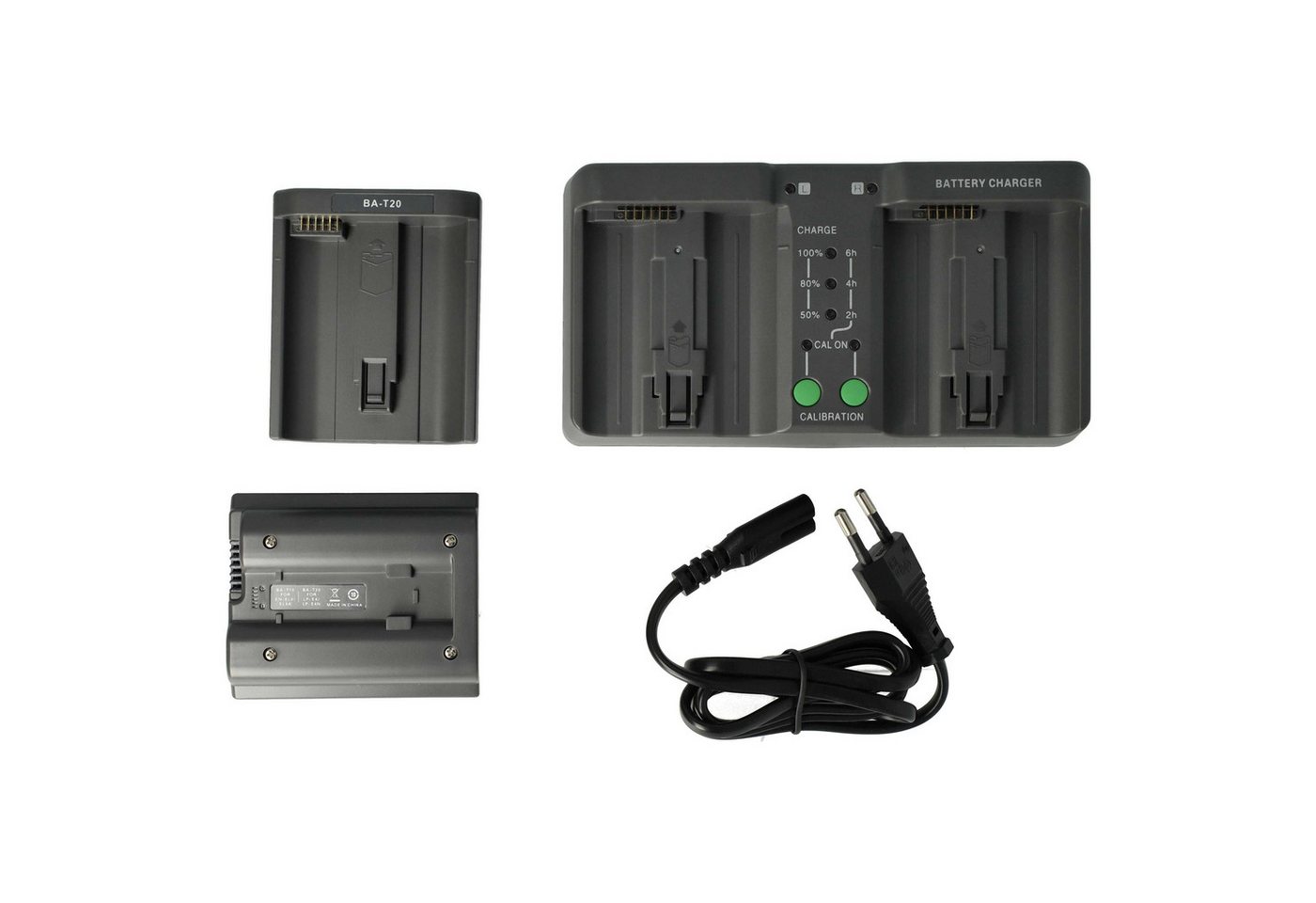vhbw passend für Nikon EN-EL4a, EN-EL4e, EN-EL4, EN-EL18, EN-EL18D Kamera-Ladegerät von vhbw