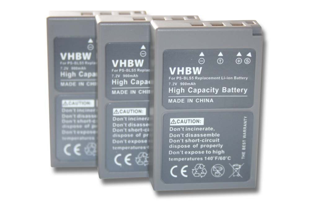 vhbw passend für Olympus OM-D E-M10 II, E-M10 Mark II, E-M10 Mark III S, Kamera-Akku Li-Ion 900 mAh vhbw passend für Olympus OM-D E-M10 II, E-M10 Mark II, E-M10 Mark III S, Kamera-Akku Li-Ion 900 mAh von vhbw