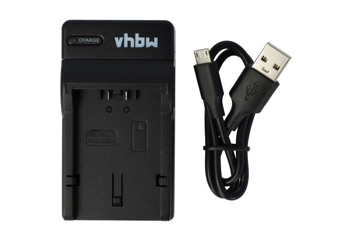 vhbw passend für Panasonic CGA-S001HH, CGA-S002, CGA-S002A, CGA-S002E Kamera-Ladegerät von vhbw
